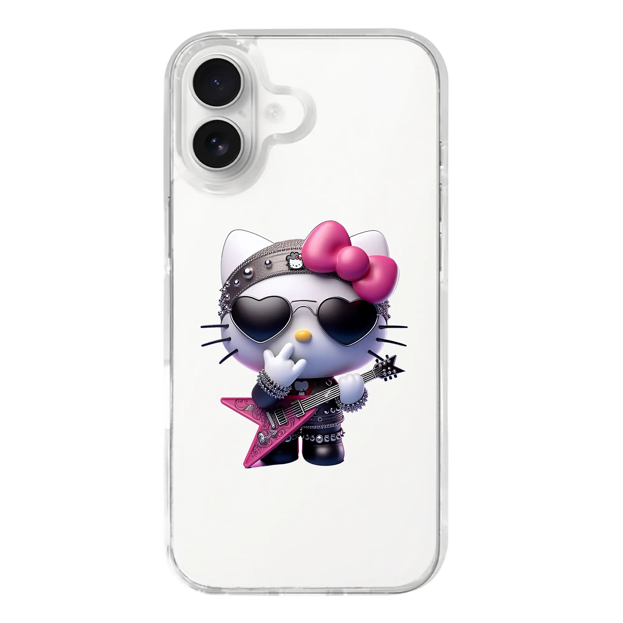 サンリオ グッズ,ハローキティ - iPhone 17シリーズ 透明スマホケース – 薄型・耐衝撃・精密フィット保護カバー